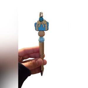 Birthday Present Custom Beaded Pen - Comes With One Pen Refill Extra - Handmade